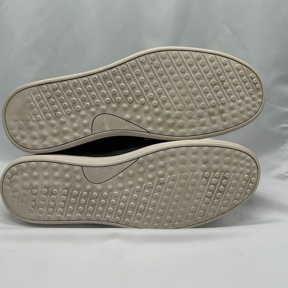 STEVE MADDEN M-Renold Gray Leather Sneakers- Grey Suede Boat Shoes- Men'… - Picture 6 of 9